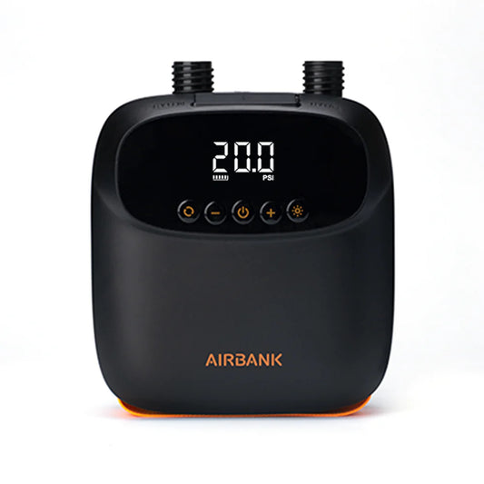 Airbank electric pump for wings and sups available for sale at Surf City Cyprus