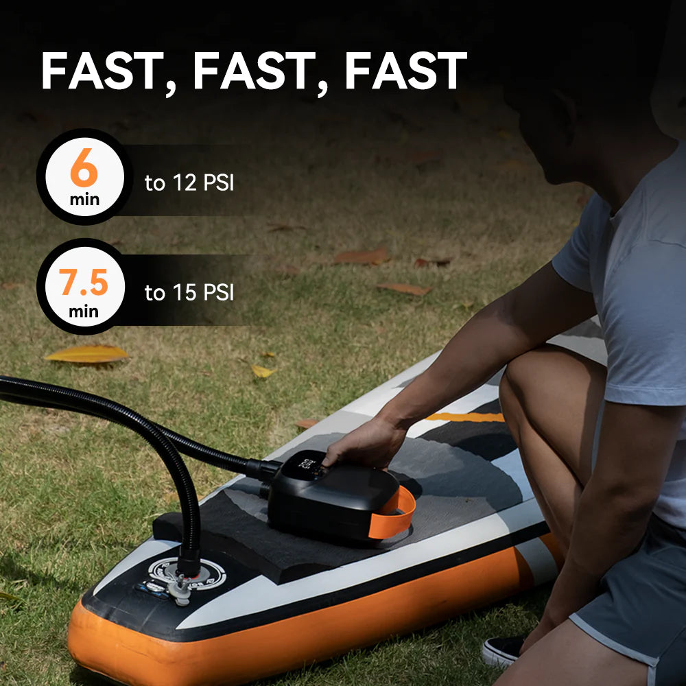 AIRBANK Electric Air Pump for SUPs, Wings & Kites