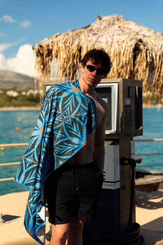 OneZipper Kaleidoscope Beach Towel