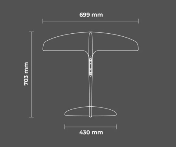 Sabfoil Carbonglass hydrofoil glider 699-703-430