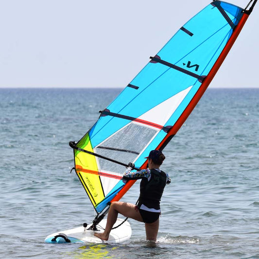 windsurfing lesson for beginners in Cyprus Larnaca Mackenzie Beach