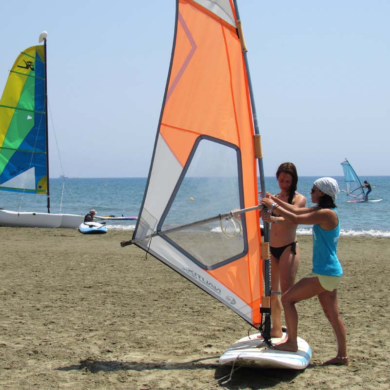 1st windsurf lessons for beginners - 1h