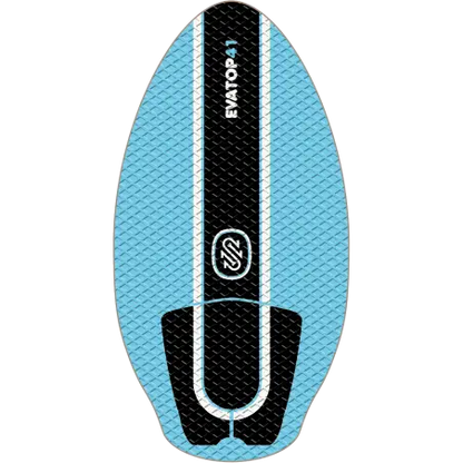 Skim One 41-inch EVA skimboard with blue EVA deck and wood base, available in Cyprus
