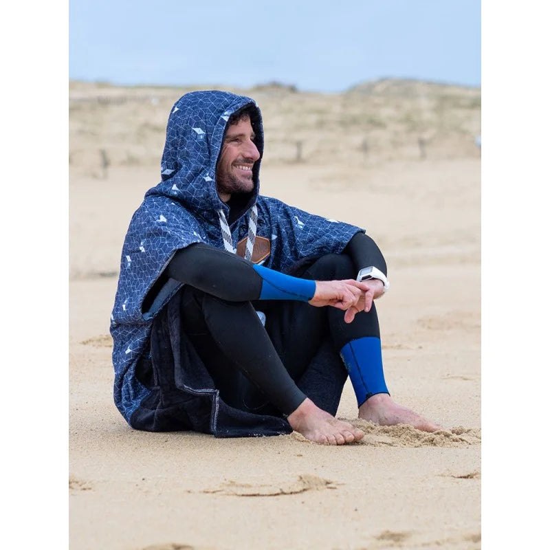 Unisex Poncho Lettrage