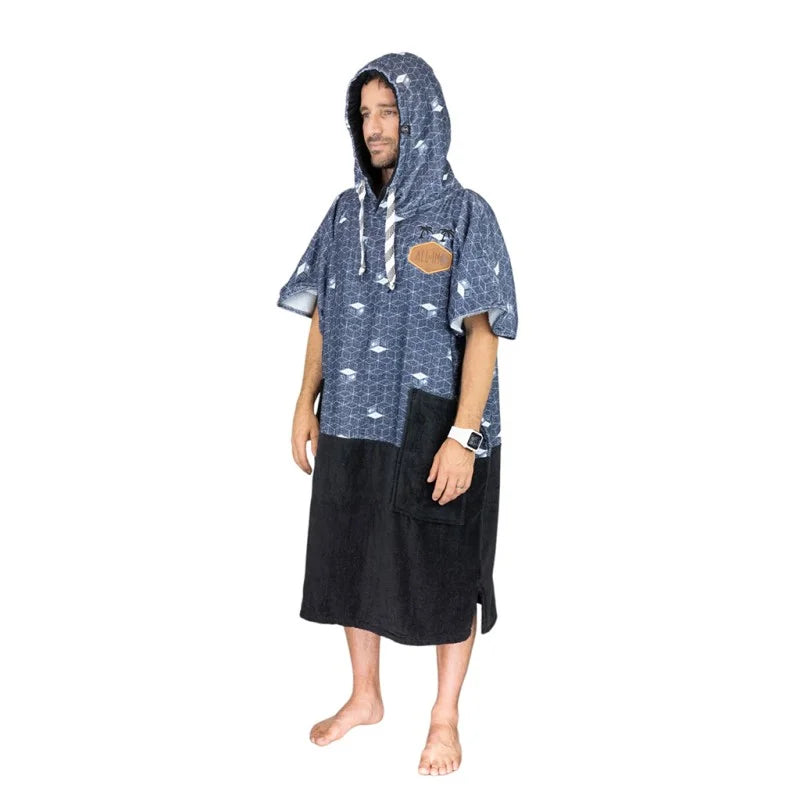 Unisex Poncho Lettrage