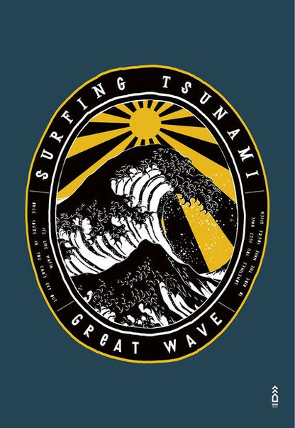 OneZipper Tsunami Beach Towel