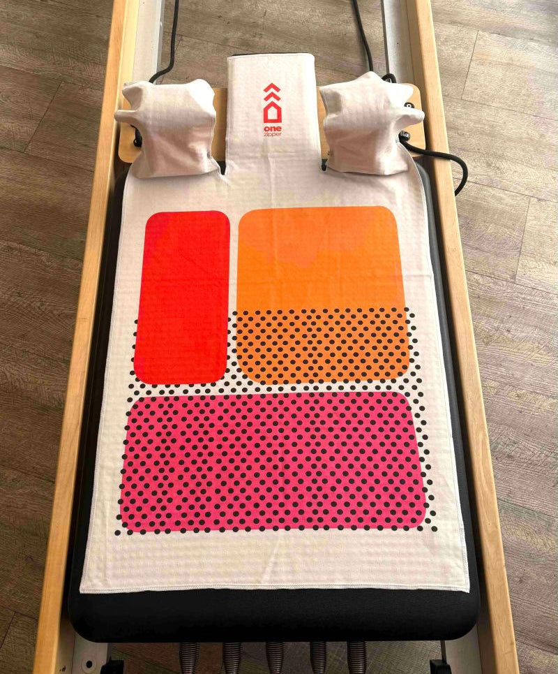 Pilates Reformer Towel Geometric