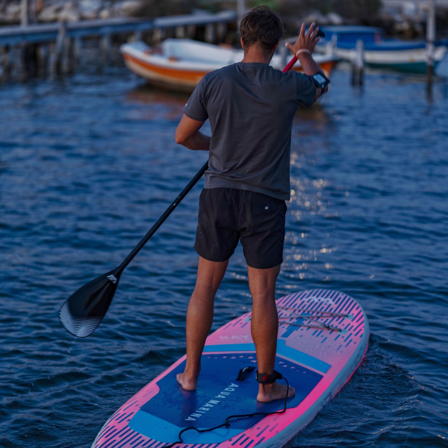 Ray 11'0" Inflatable Paddleboard with Advanced Illumination System
