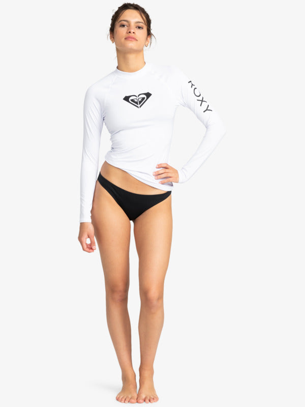 Women Long Sleeve Rashguard White