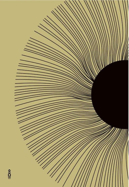 OneZipper Black Sun Beach Towel
