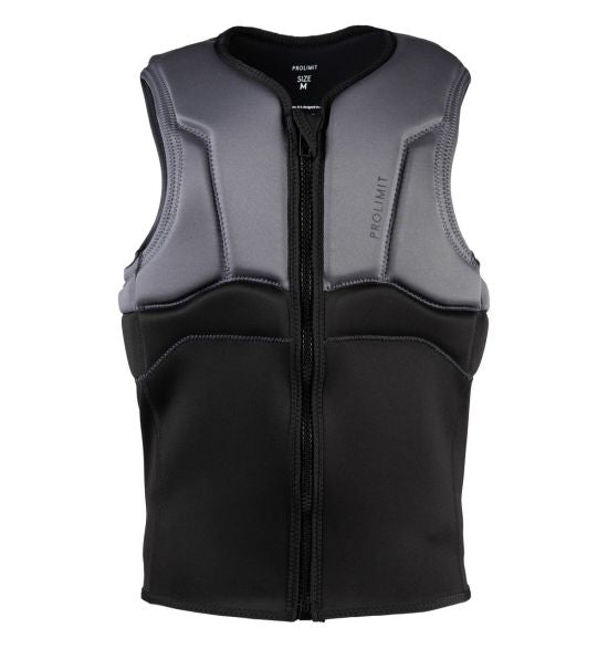 Ace Vest Half Padded Front zip Black/Grey