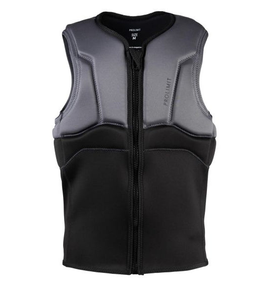 Ace Vest Half Padded Front zip Black/Grey