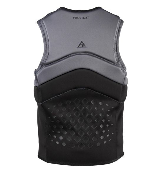 Ace Vest Half Padded Front zip Black/Grey