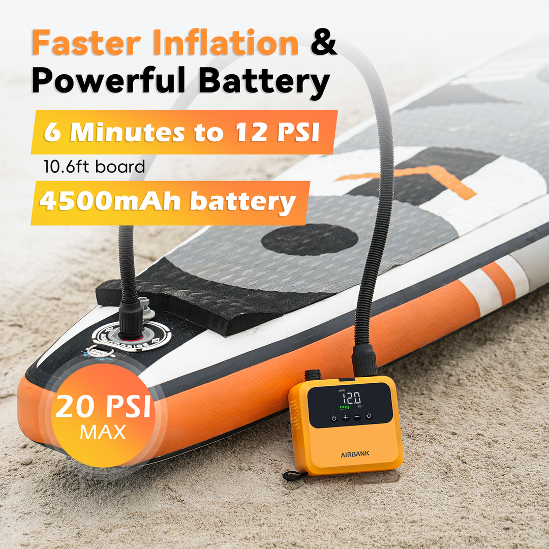 Airbank Pulse Pro Electric Pump for SUPs, Wings & Kites - New