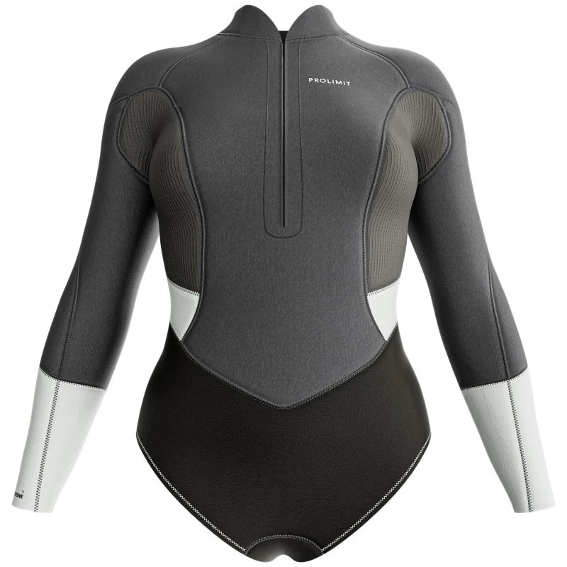 Women Wetsuit Shorty Fire Sunset 2/2