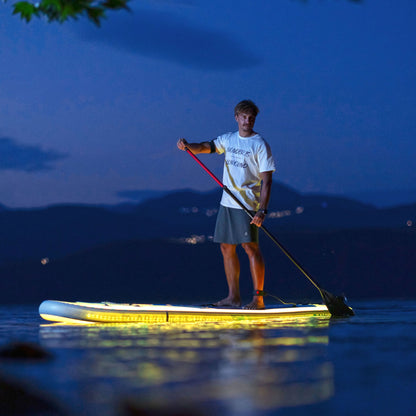 Ray 11'0" Inflatable Paddleboard with Advanced Illumination System