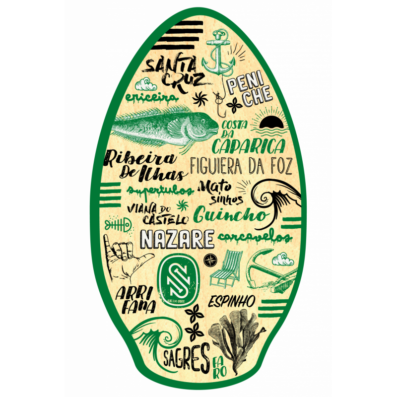 Skimboards Portugal 41 wood