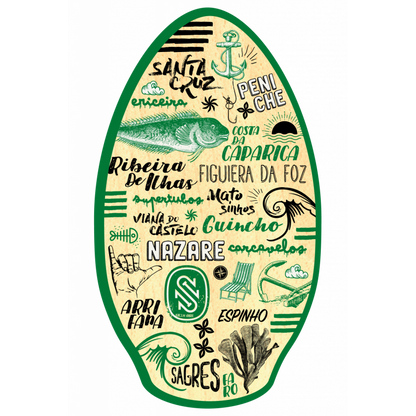 Skimboards Portugal 41 wood