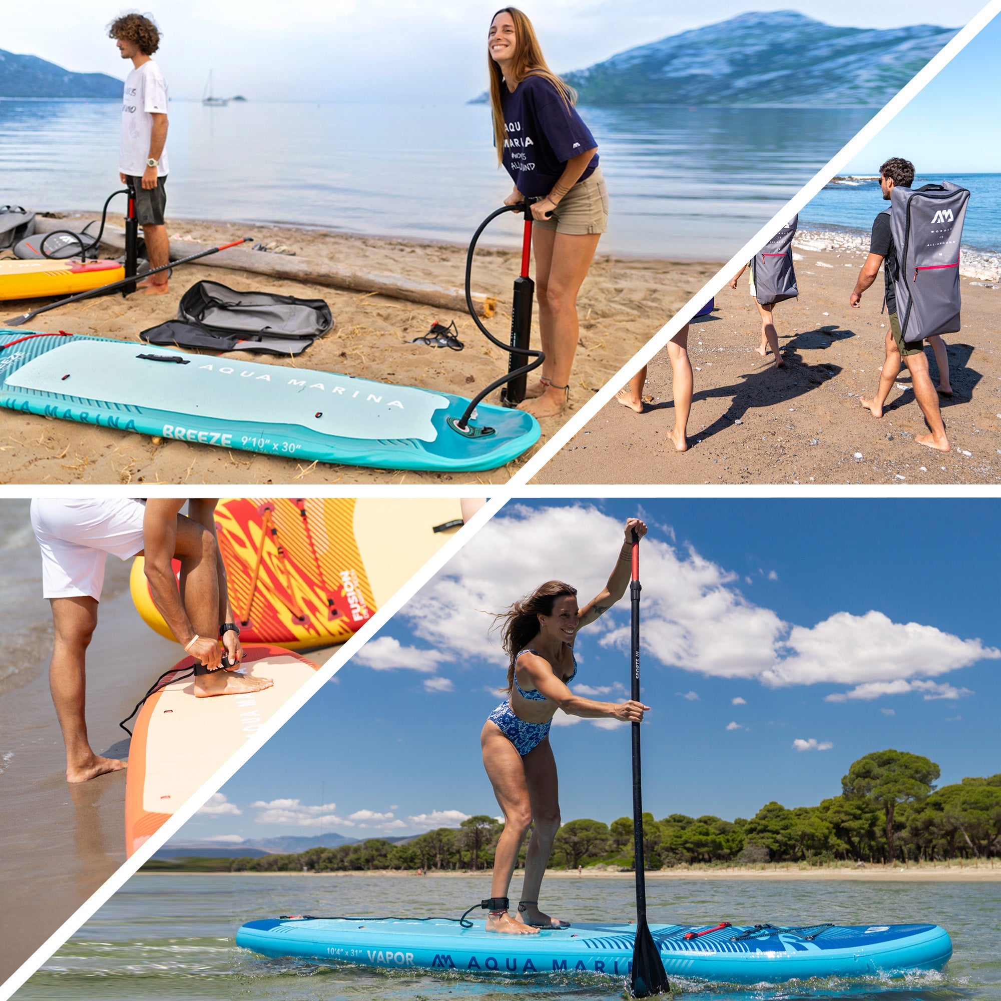 Aqua Marina Fusion Inflatable Paddleboard |Free Delivery Cyprus