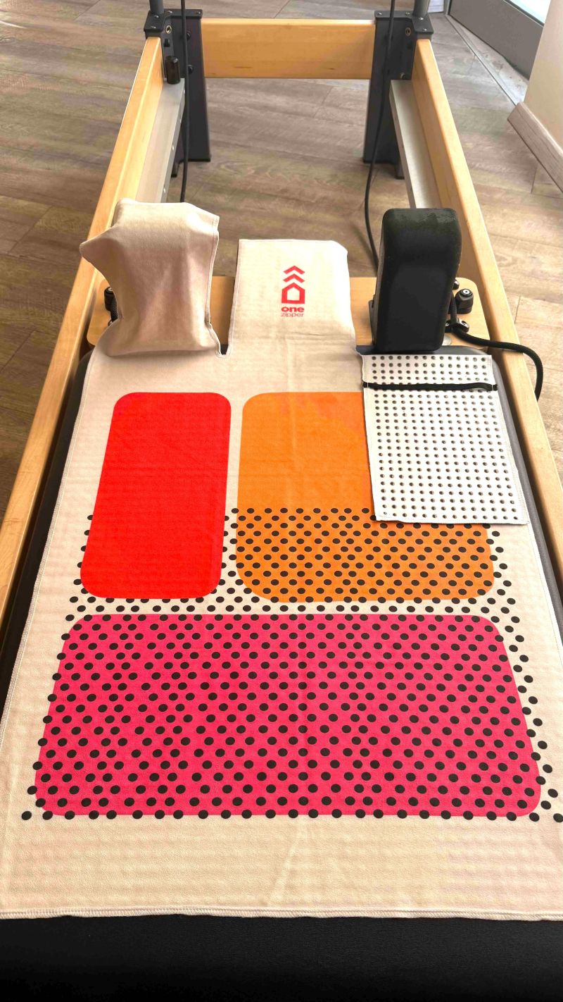 Pilates Reformer Towel Geometric