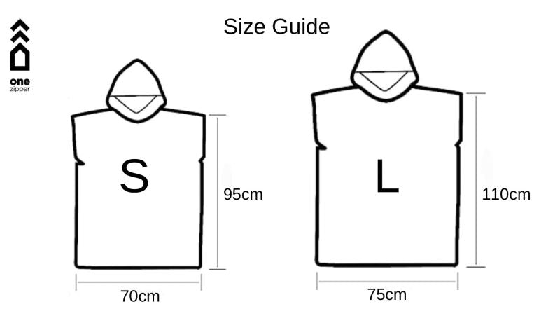 Unisex Onezipper Black Heart · Adults Poncho