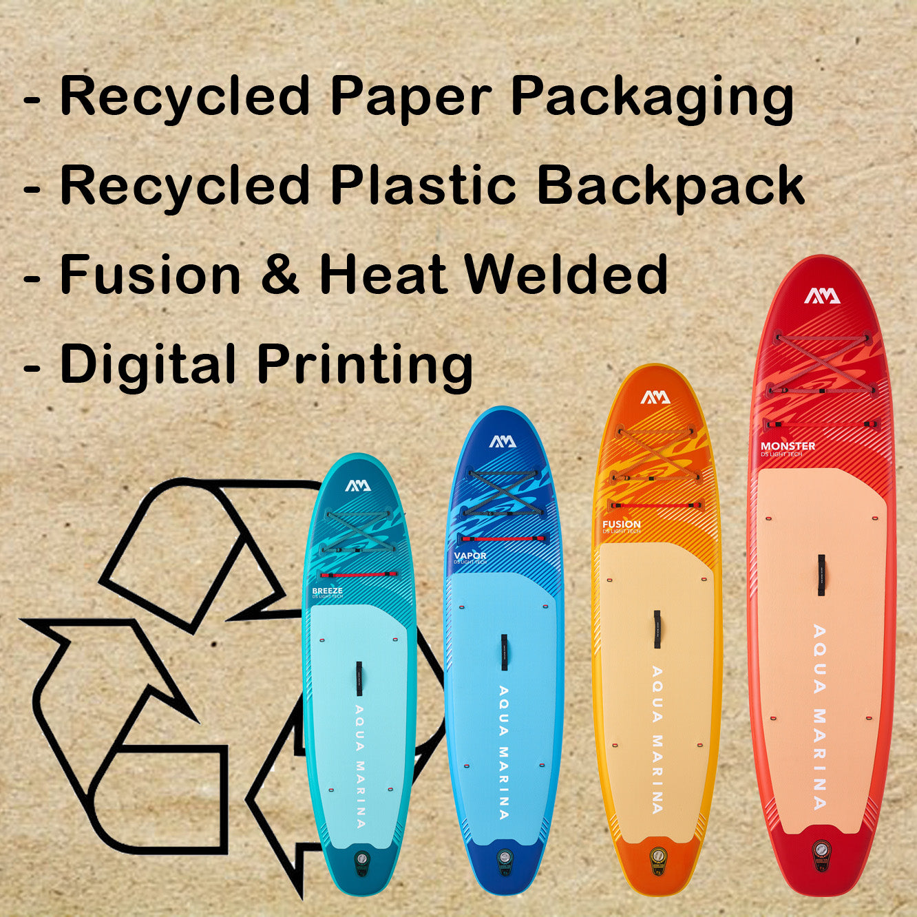 Aqua Marina Fusion Inflatable Paddleboard |Free Delivery Cyprus