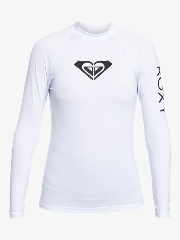Women Long Sleeve Rashguard White
